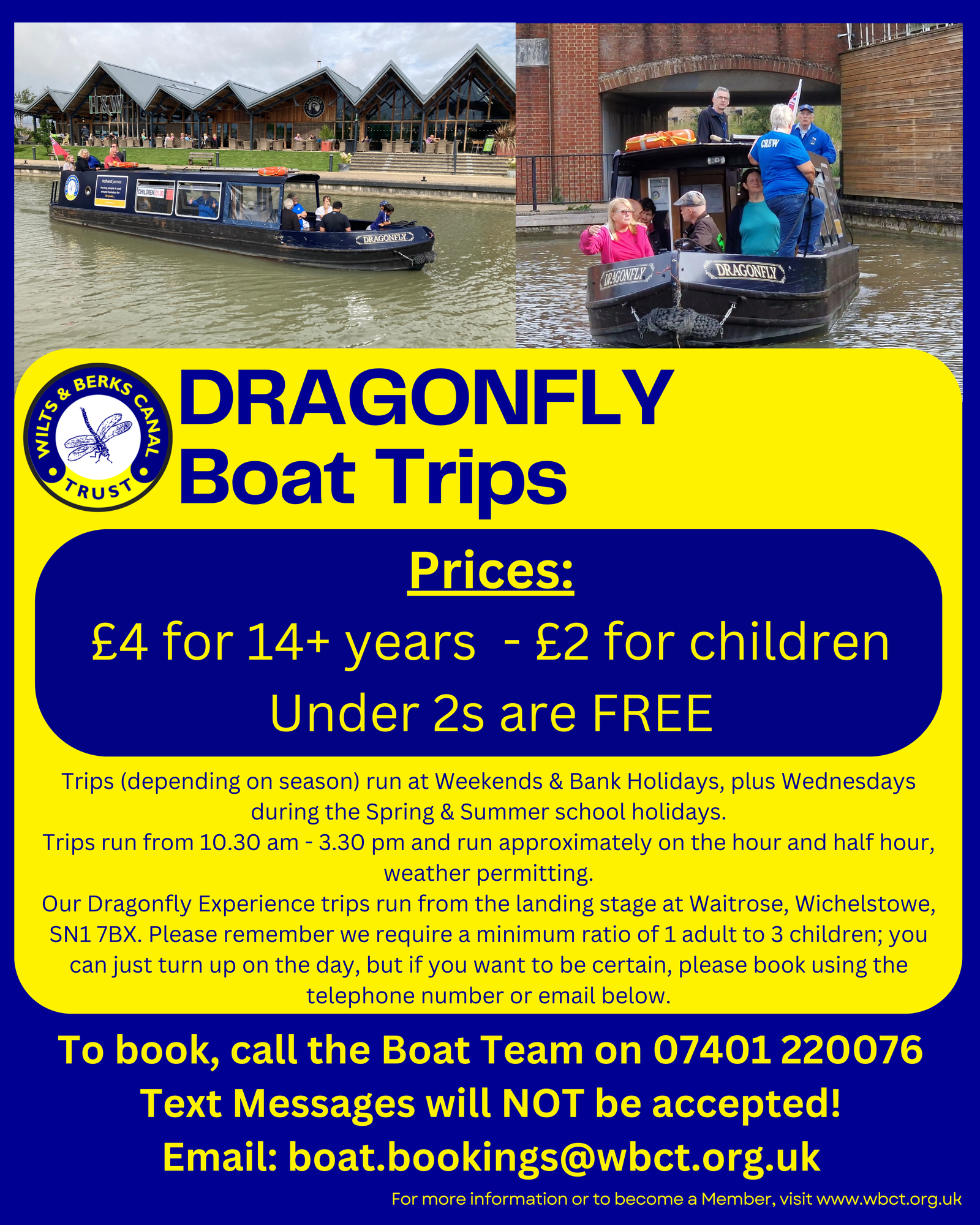 thumb Dragonfly Boat Trips Poster