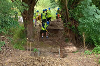 Nationwide 24th July - digging the bridge foundation