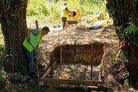 Nationwide 31st July - working on west-bank bridge foundation